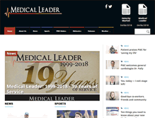 Tablet Screenshot of medicalleader.org